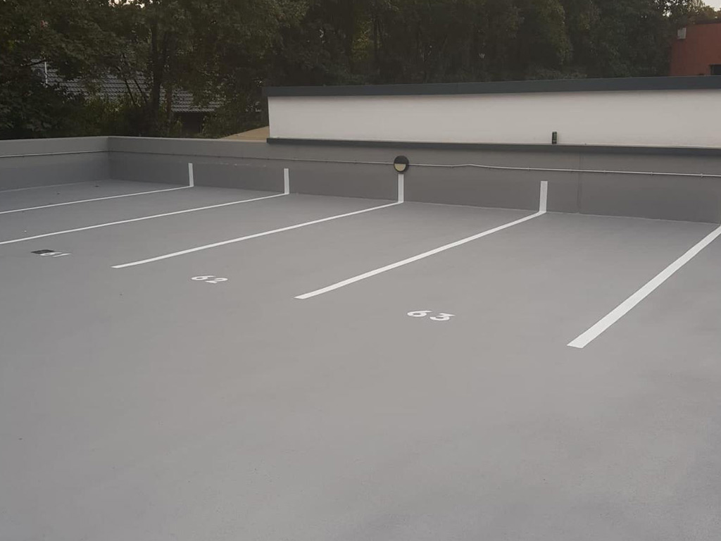 Referenz: Beschichtung einer Dachgarage